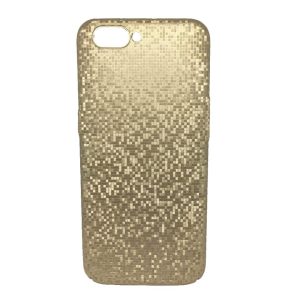 Back panel cover GreenGo Samsung Note 8 Squares Case Gold