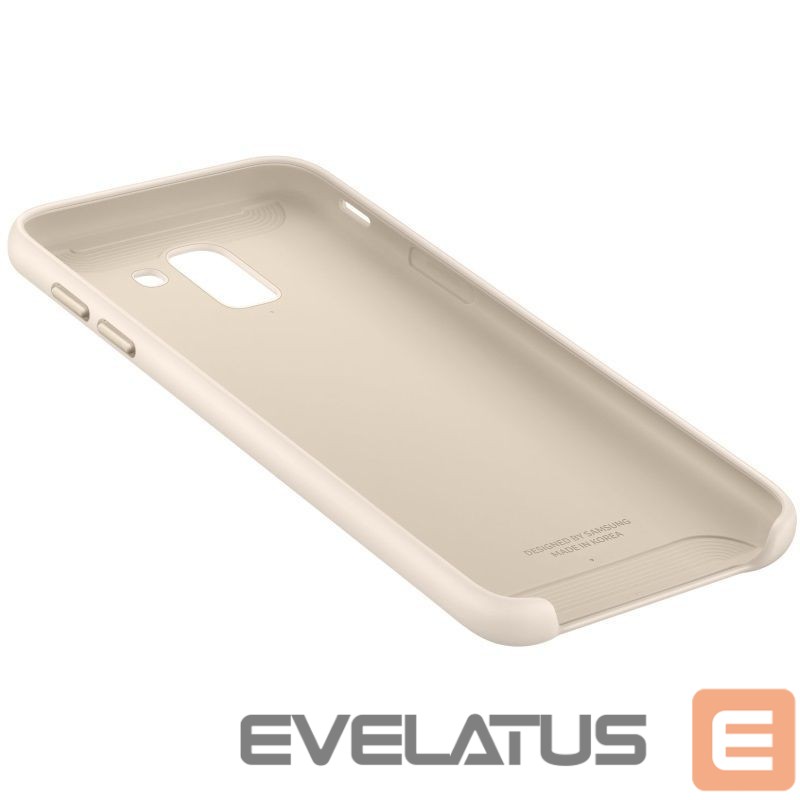 Back panel cover Samsung J6 2018 J600 Dual Layer Cover EF-PJ600CFEGWW Gold