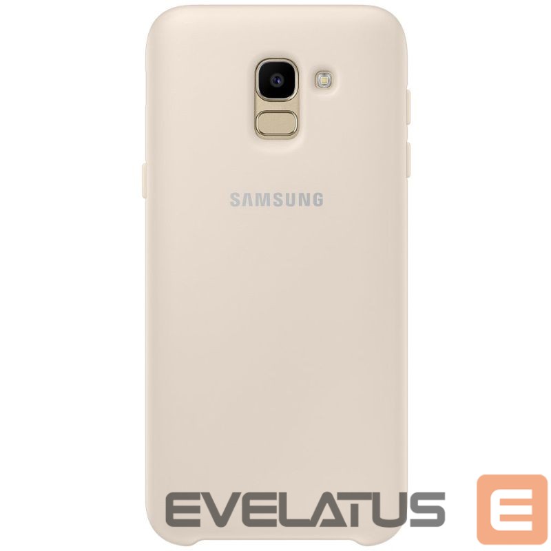 Back panel cover Samsung J6 2018 J600 Dual Layer Cover EF-PJ600CFEGWW Gold