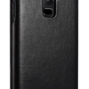 Back panel cover Evelatus Samsung Galaxy S9 Leather case Black