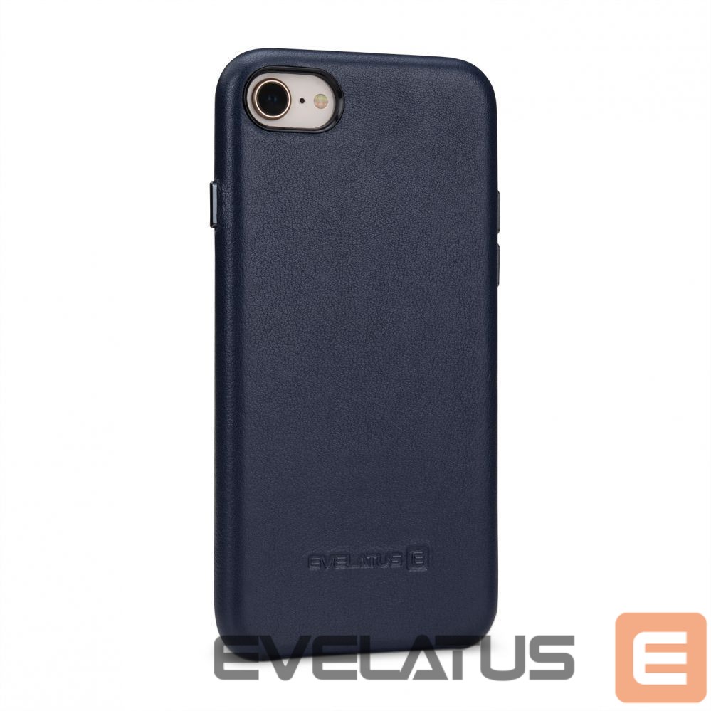 Back panel cover Evelatus Samsung Galaxy S9 Leather case Dark Blue