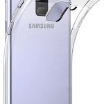 Back panel cover Evelatus Samsung Galaxy A6 2018 Clear Silicone Case 1.5mm TPU Transparent