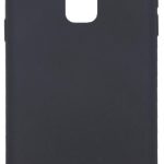 Back panel cover Evelatus Samsung Galaxy A6 Plus 2018 Nano Silicone Case Soft Touch TPU Black