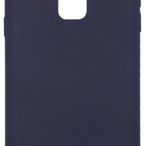 Back panel cover Evelatus Samsung Galaxy A6 Plus 2018 Nano Silicone Case Soft Touch TPU Midnight Blue