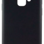 Back panel cover Evelatus Samsung S9 Nano Silicone Case Soft Touch TPU Black