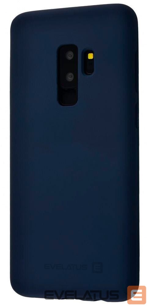Back panel cover Evelatus Samsung Galaxy S9 Plus Silicone Case Midnight Blue