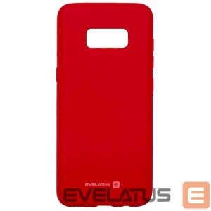 Back panel cover Evelatus Samsung S8 Silicone Case Red