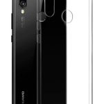 Back panel cover Evelatus Huawei P20 lite Clear Silicone Case 1.5mm TPU Transparent