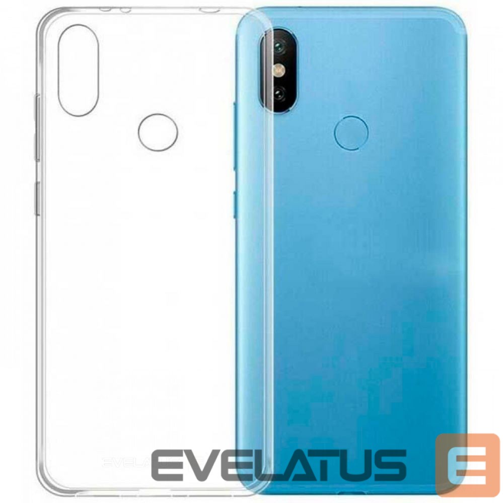 Back panel cover Evelatus Xiaomi Redmi S2 Clear Silicone Case 1.5mm TPU Transparent