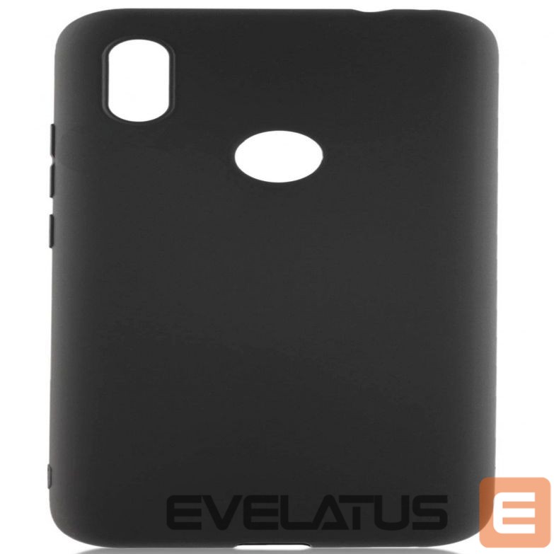 Back panel cover Evelatus Xiaomi Redmi Note 5 Nano Silicone Case Soft Touch TPU Black