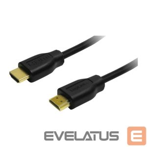 Monitor accessory Logilink  HDMI A male - HDMI A male, 1.4v 1.5 m, black, connection cable 