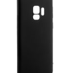 Back panel cover Evelatus Samsung Galaxy S9 Premium Soft Touch Silicone Case Black