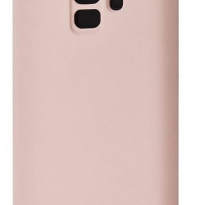 Back panel cover Evelatus Samsung Galaxy S9 Plus Premium Soft Touch Silicone Case Pink Sand