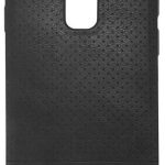 Back panel cover Evelatus Samsung S9 Plus TPU case 1 with metal plate (possible to use with magnet car holder) Black