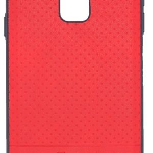 Back panel cover Evelatus Samsung Galaxy A6 Plus 2018 TPU case 1 with metal plate (possible to use with magnet car holder) Red