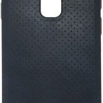 Back panel cover Evelatus Samsung Galaxy A6 Plus 2018 TPU case 1 with metal plate (possible to use with magnet car holder) Blue