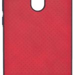 Back panel cover Evelatus Xiaomi Redmi 5 Plus TPU case 1 with metal plate (possible to use with magnet car holder) Red