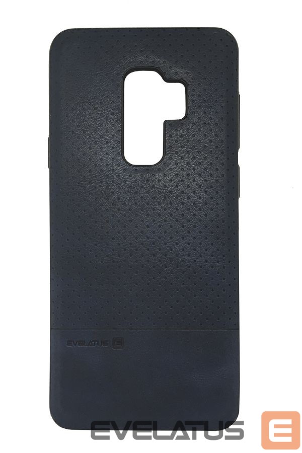 Back panel cover Evelatus Huawei P20 lite TPU case 1 with metal plate (possible to use with magnet car holder) Blue