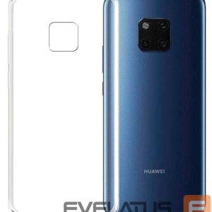 Back panel cover Evelatus Huawei Mate 20 Pro Clear Silicone Case 1.5mm TPU Transparent