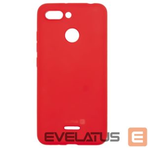 Back panel cover Evelatus Xiaomi Redmi 6 Nano Silicone Case Soft Touch TPU Red