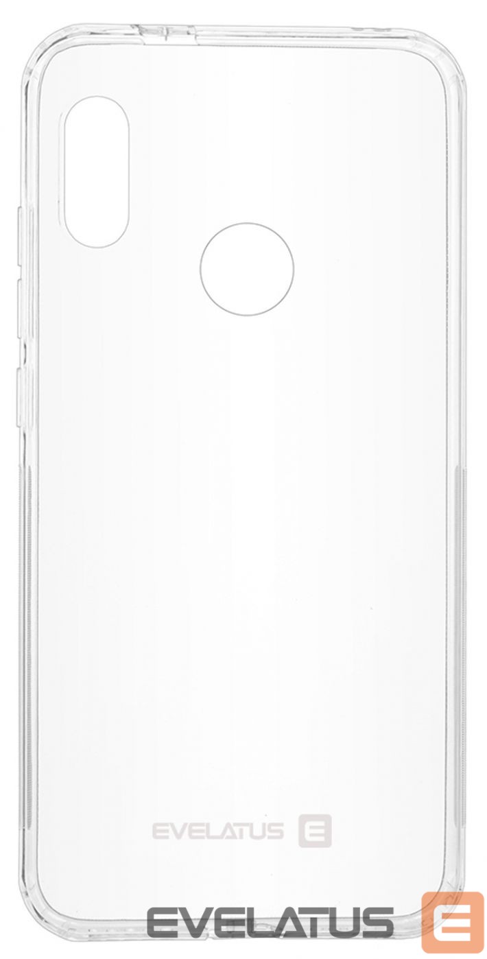 Back panel cover Evelatus Xiaomi Redmi 6 Pro/Mi A2 lite Clear Silicone Case 1.5mm TPU Transparent