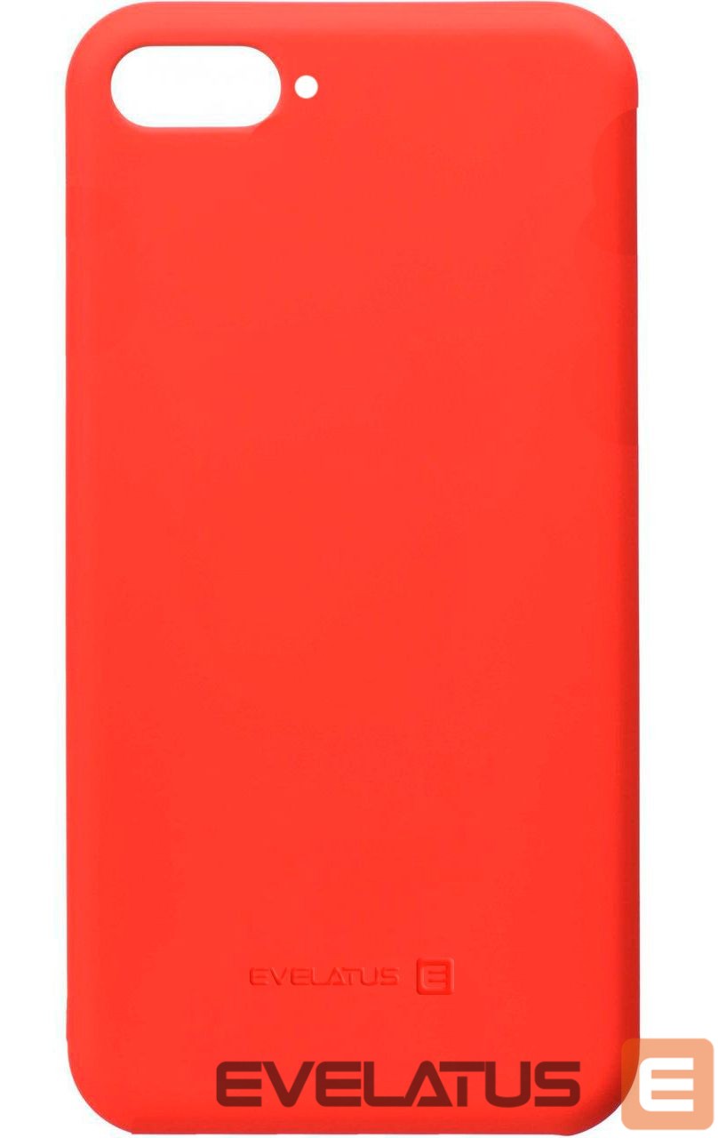 Back panel cover Evelatus Xiaomi Redmi 6A Nano Silicone Case Soft Touch TPU Red