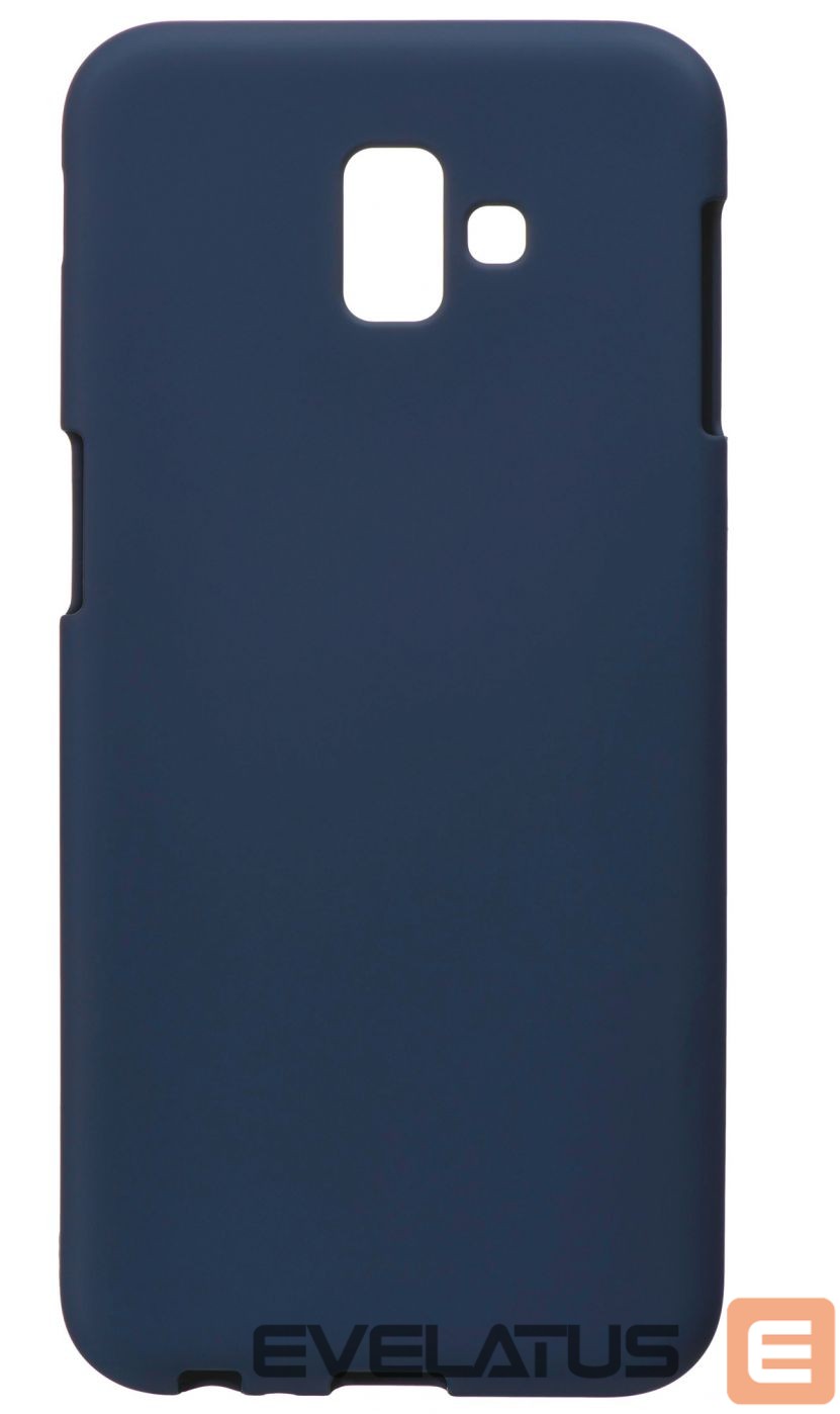 Back panel cover Evelatus Samsung Galaxy J6 Plus Nano Silicone Case Soft Touch TPU Midnight Blue