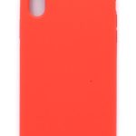 Back panel cover Evelatus Apple iPhone Xs Max Premium Soft Touch Silicone Case Red