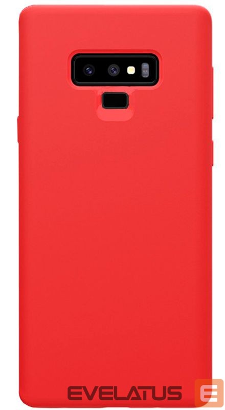 Back panel cover Evelatus Samsung Galaxy Note 9 Premium Soft Touch Silicone Case Red