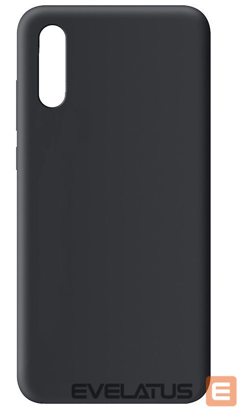 Back panel cover Evelatus Huawei P20 Premium Soft Touch Silicone Case Black