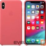 Back panel cover Apple  iPhone XS Max Leather Case MTEX2ZM/A Peony Pink