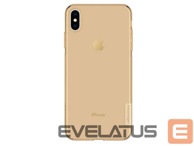 Back panel cover Nillkin Apple iPhone Xs Max Nature TPU Case Gold