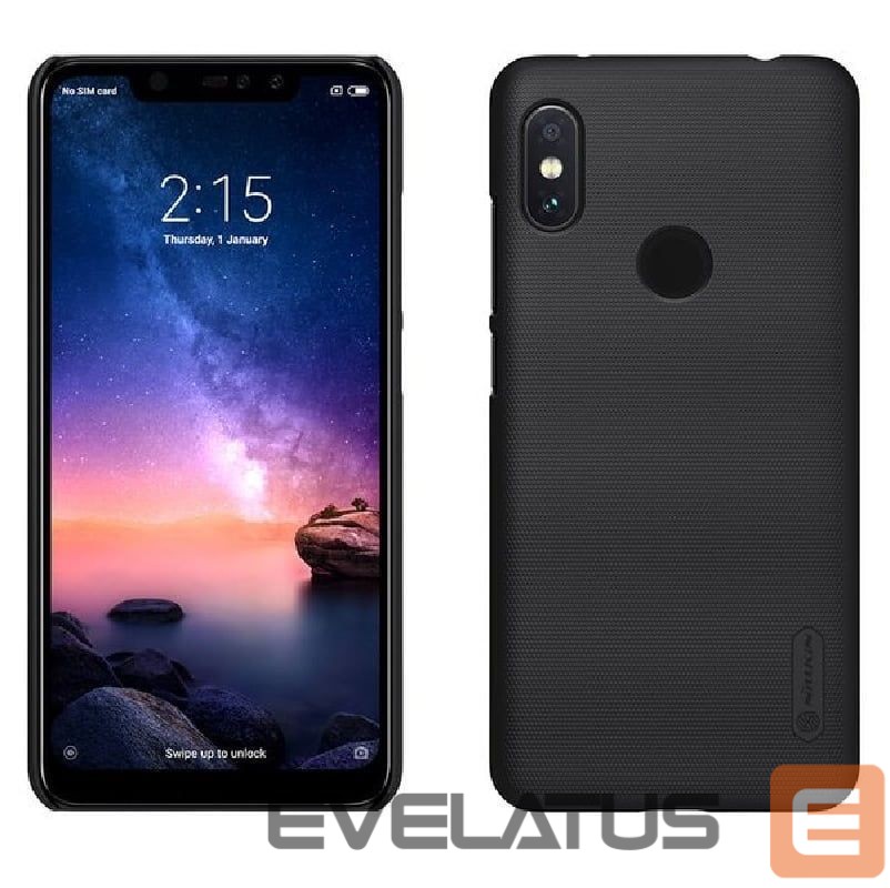 Back panel cover Nillkin Redmi Note 6 Pro Super Frosted Shield Case Black