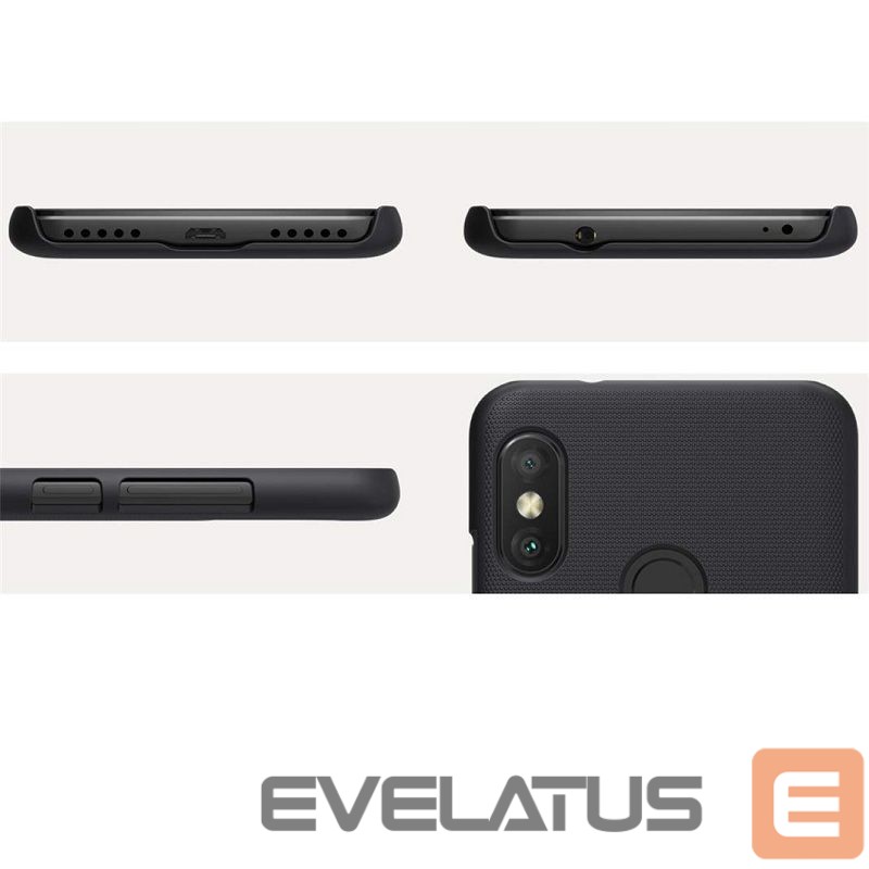 Back panel cover Nillkin Redmi Note 6 Pro Super Frosted Shield Case Black
