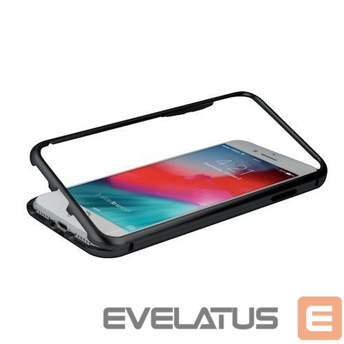 Back panel cover GreenGo Apple iPhone 7/8 Plus Magnetic Case Black