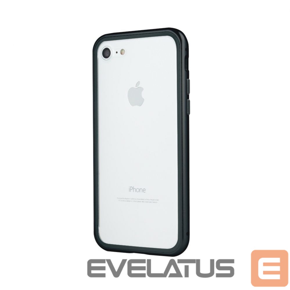 Back panel cover GreenGo Apple iPhone 7/8 Plus Magnetic Case Black