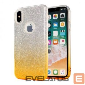 Back panel cover GreenGo Apple Iphone XR Back Case Bling Gold