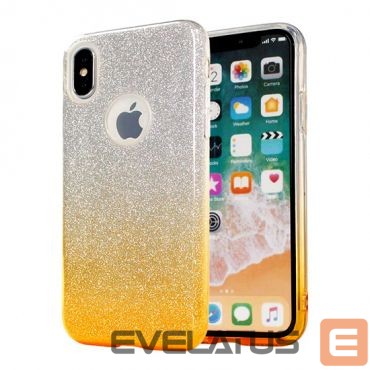 Back panel cover GreenGo Apple Iphone XR Back Case Bling Gold