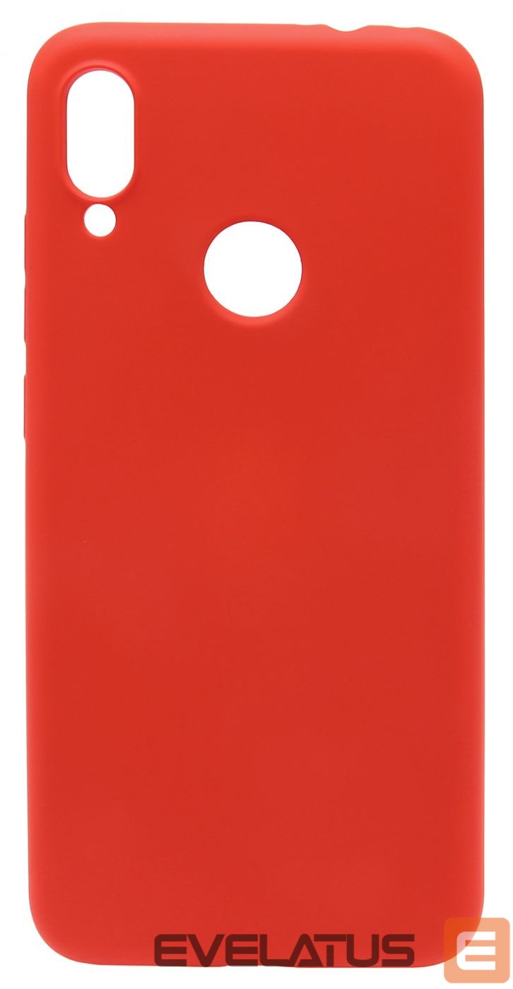 Back panel cover Evelatus Huawei P Smart 2019 Nano Silicone Case Soft Touch TPU Red