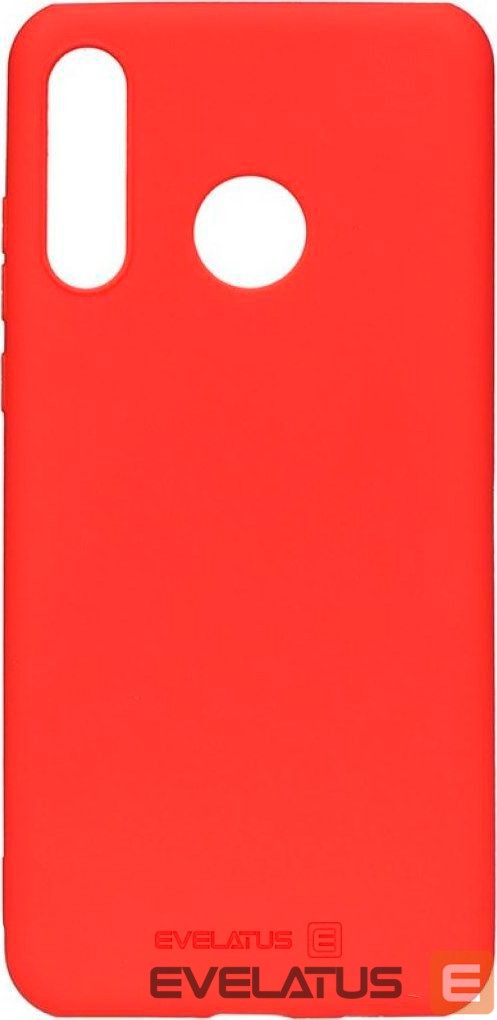 Back panel cover Evelatus Huawei P30 lite Nano Silicone Case Soft Touch TPU Red