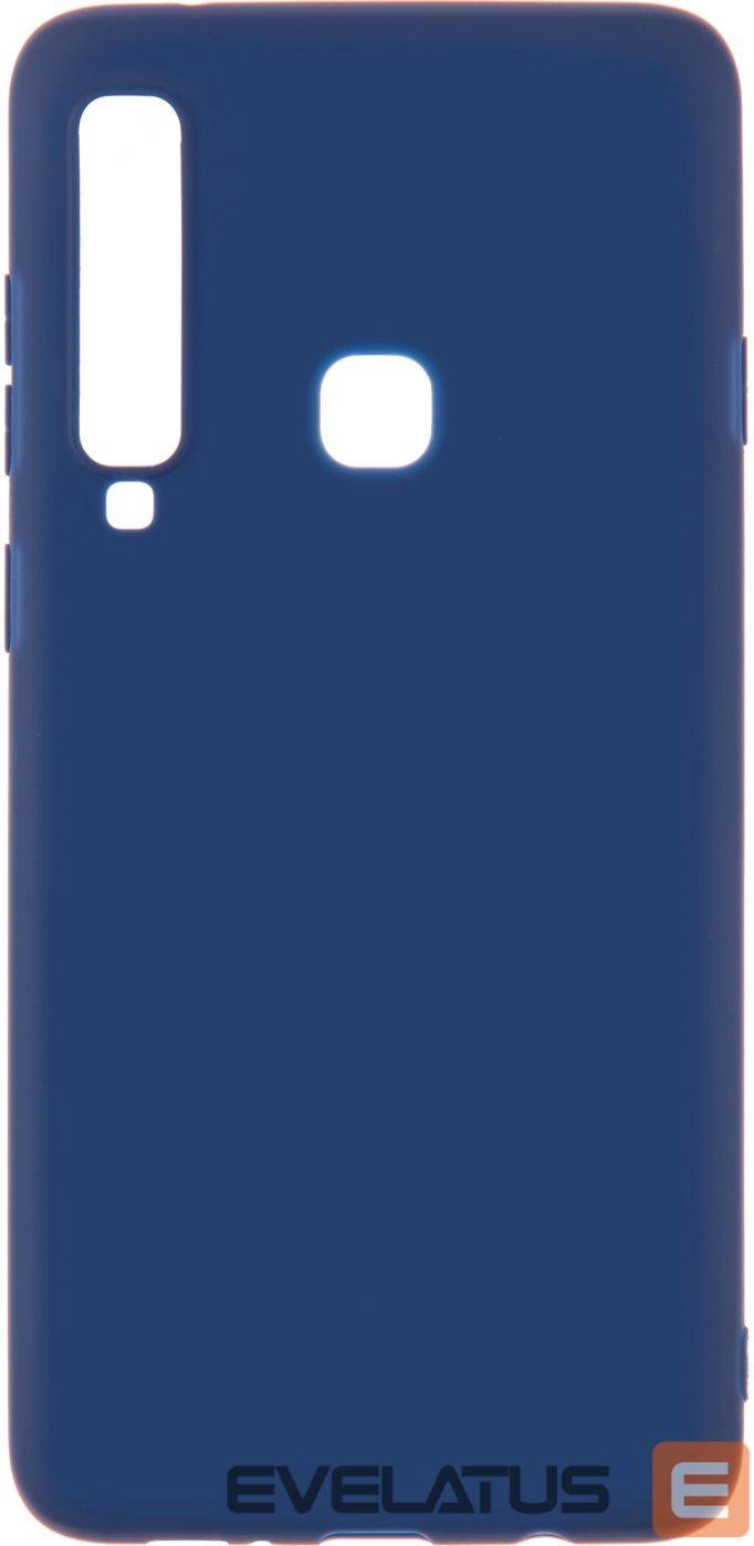 Back panel cover Evelatus Samsung A9 2018 Silicone Case Midnight Blue