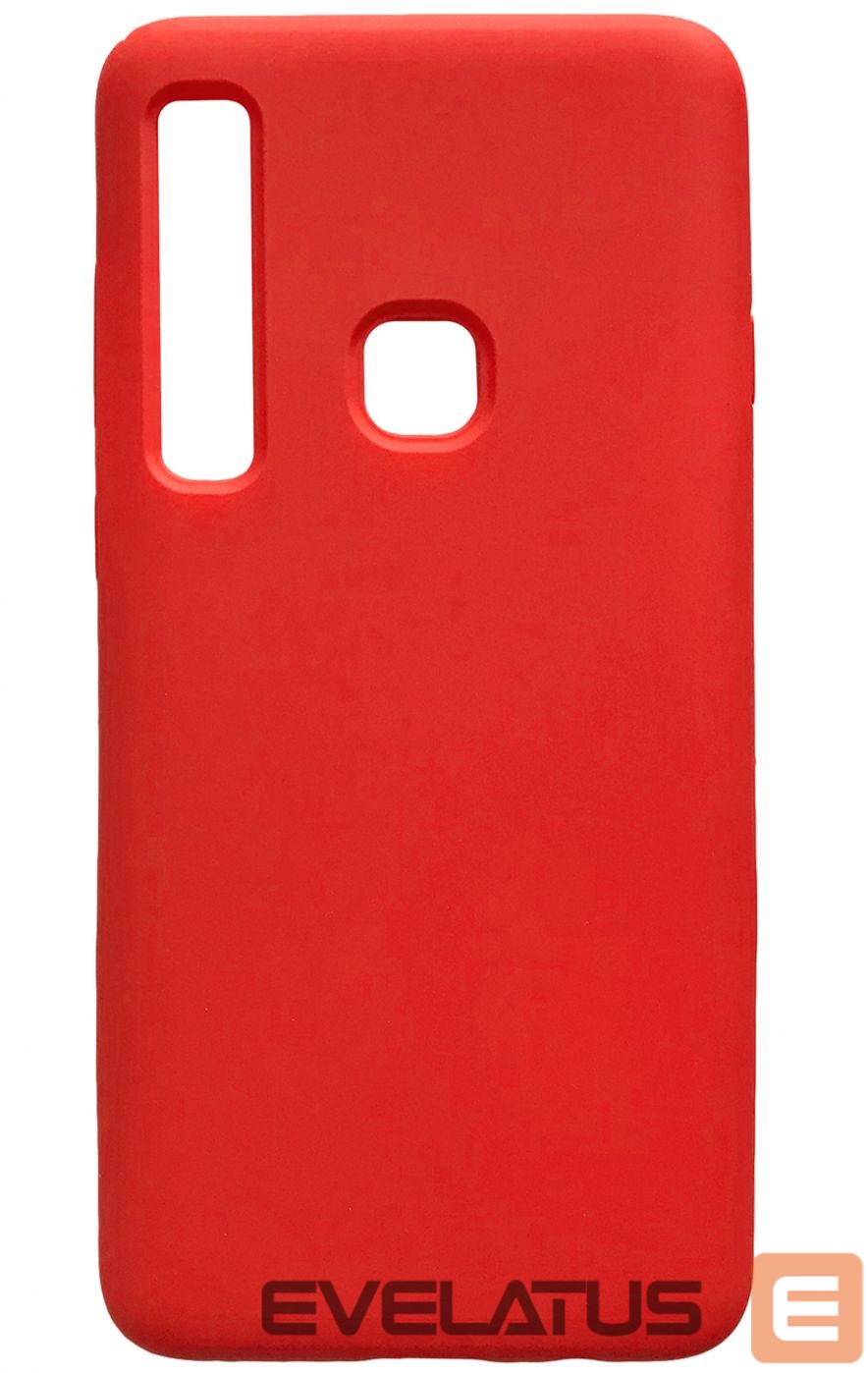 Back panel cover Evelatus Samsung Galaxy A9 2018 Nano Silicone Case Soft Touch TPU Red