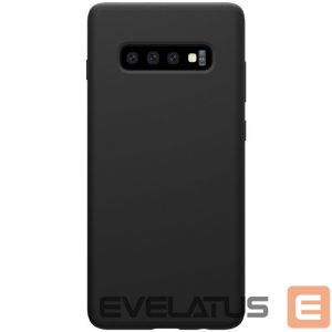 Back panel cover Evelatus Samsung Galaxy S10 Nano Silicone Case Soft Touch TPU Black