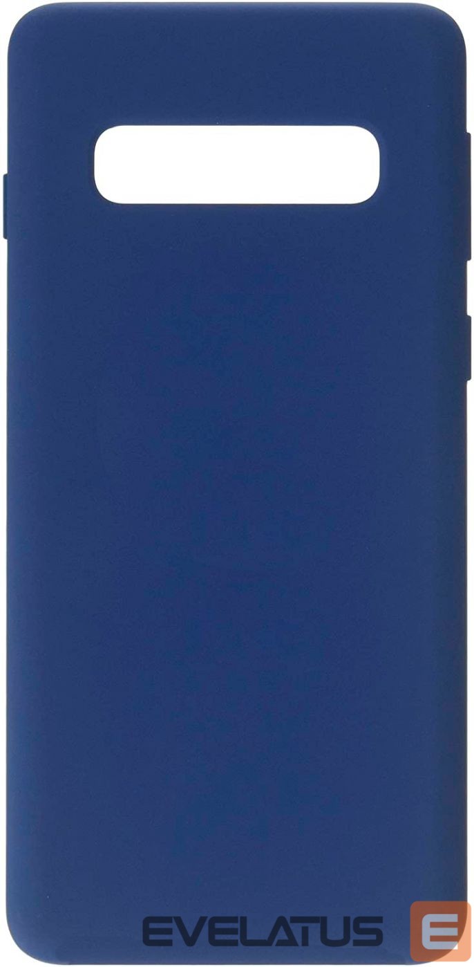 Back panel cover Evelatus Samsung Galaxy S10 Nano Silicone Case Soft Touch TPU Midnight Blue