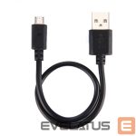 Cable Evelatus Universal Charging cable Micro USB 30CM Blister Black