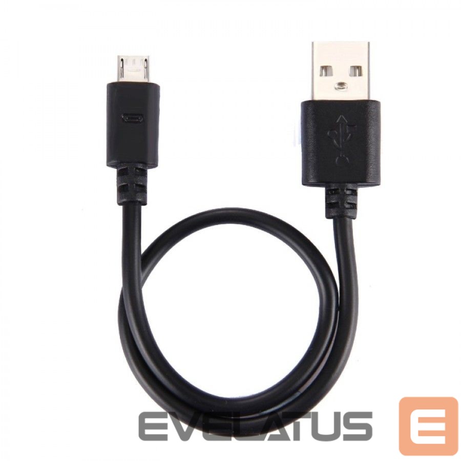 Cable Evelatus Universal Charging cable Micro USB 30CM Blister Black