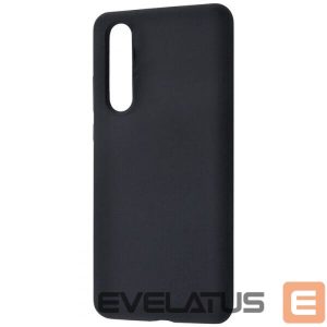 Back panel cover Evelatus Huawei P30 Premium Soft Touch Silicone Case Black