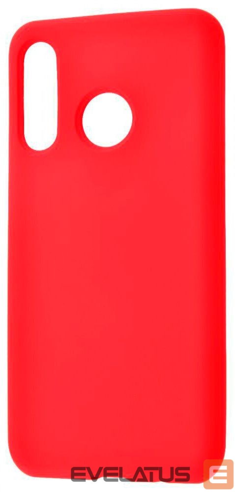 Back panel cover Evelatus Huawei P30 lite Premium Soft Touch Silicone Case Red