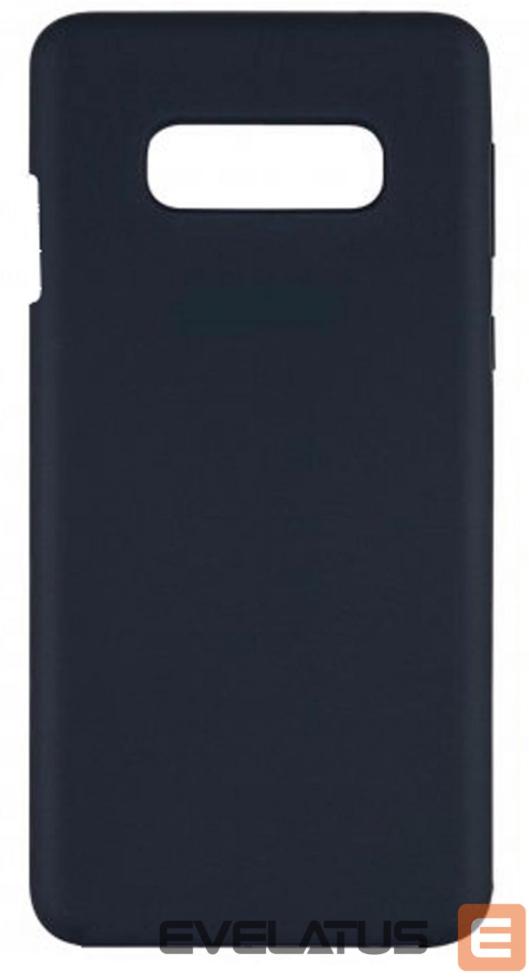 Back panel cover Evelatus Samsung Galaxy S10e Premium Soft Touch Silicone Case Midnight Blue