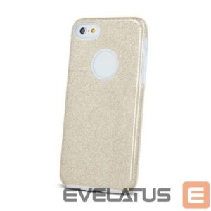 Back panel cover GreenGo Apple iPhone XR Glitter 3in1 case Gold